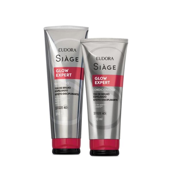 Combo Siàge Glow Expert: Shampoo 250ml + Condicionador 200ml