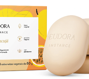 Sabonete Vegetal em Barra Perfumado Instance Maracujá 4x80g