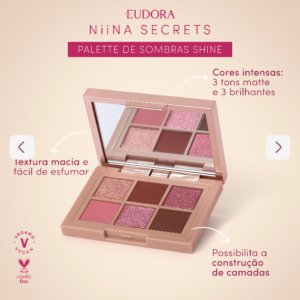 Paleta de Sombra Niina Secrets Rosé Shine