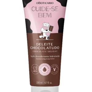 Loção Desodorante Hidratante Corporal Cuide-se Bem Deleite Chocolatudo 200ml