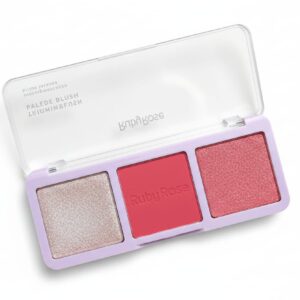 Trio Blush e Iluminador Ruby Rose