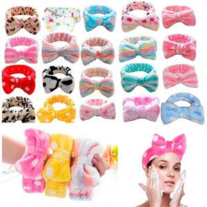 Faixa de cabelo pelúcia bolinhas